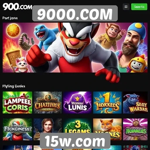 9000.COM oferece variedade de jogos online